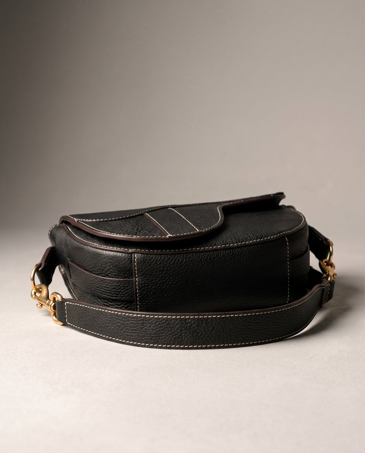Windsor Saddle Bag - Black