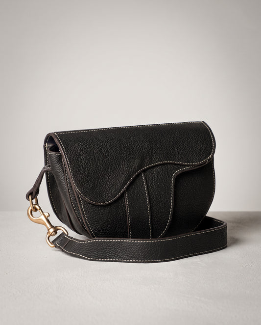 Windsor Saddle Bag - Black