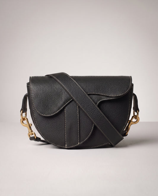 Windsor Saddle Bag - Black