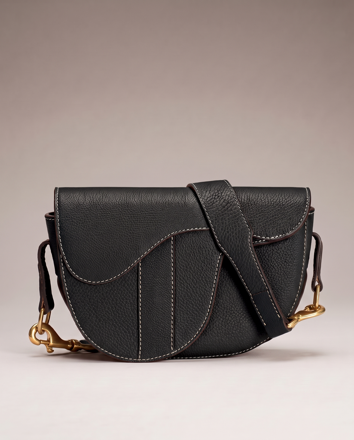 Windsor Saddle Bag - Black