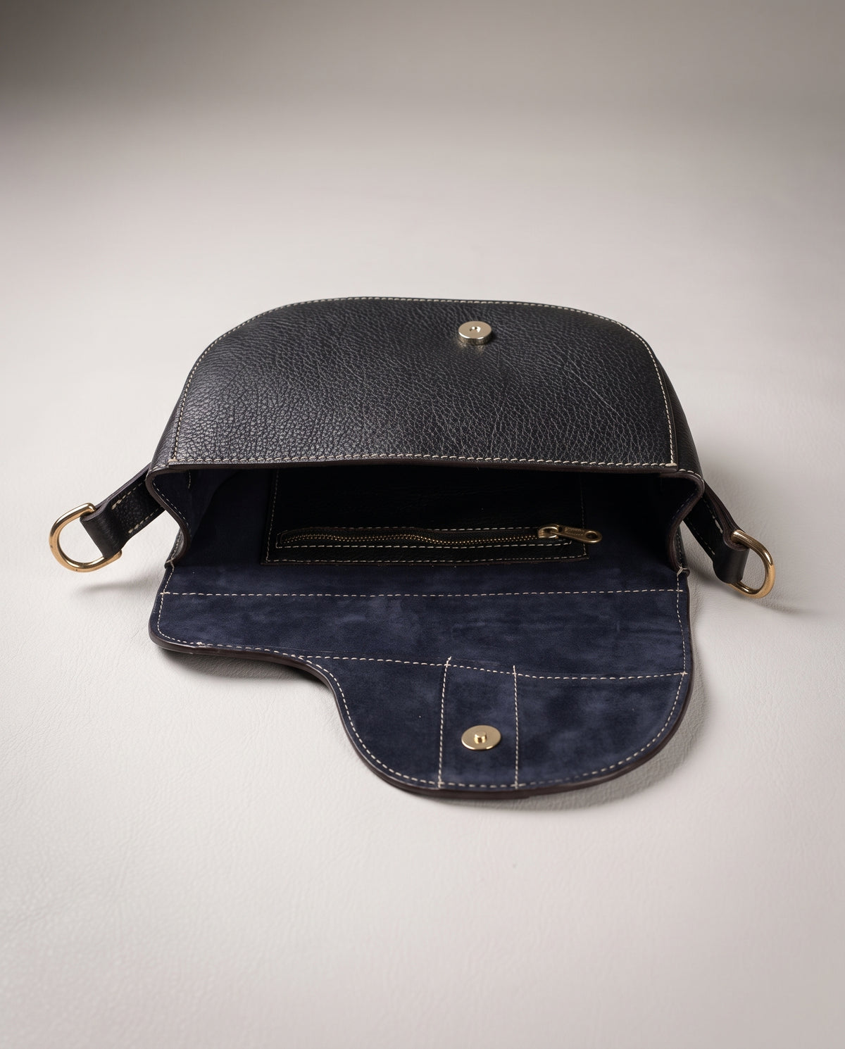 Windsor Saddle Bag - Black