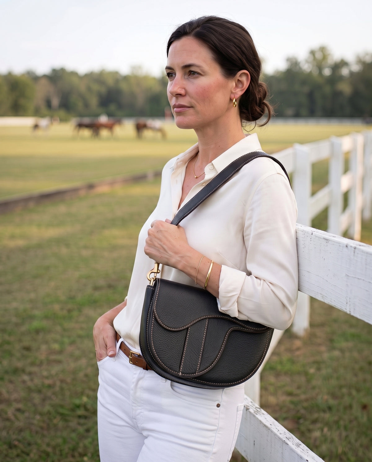Windsor Saddle Bag - Black