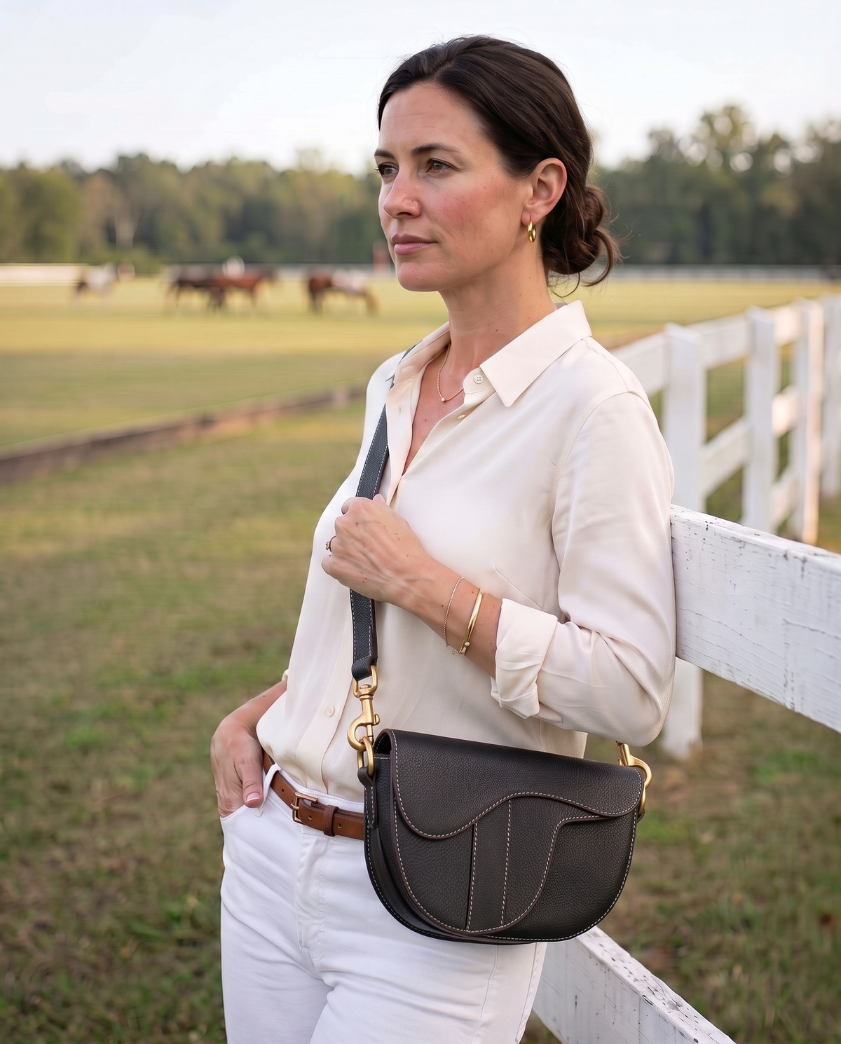 Windsor Saddle Bag - Black