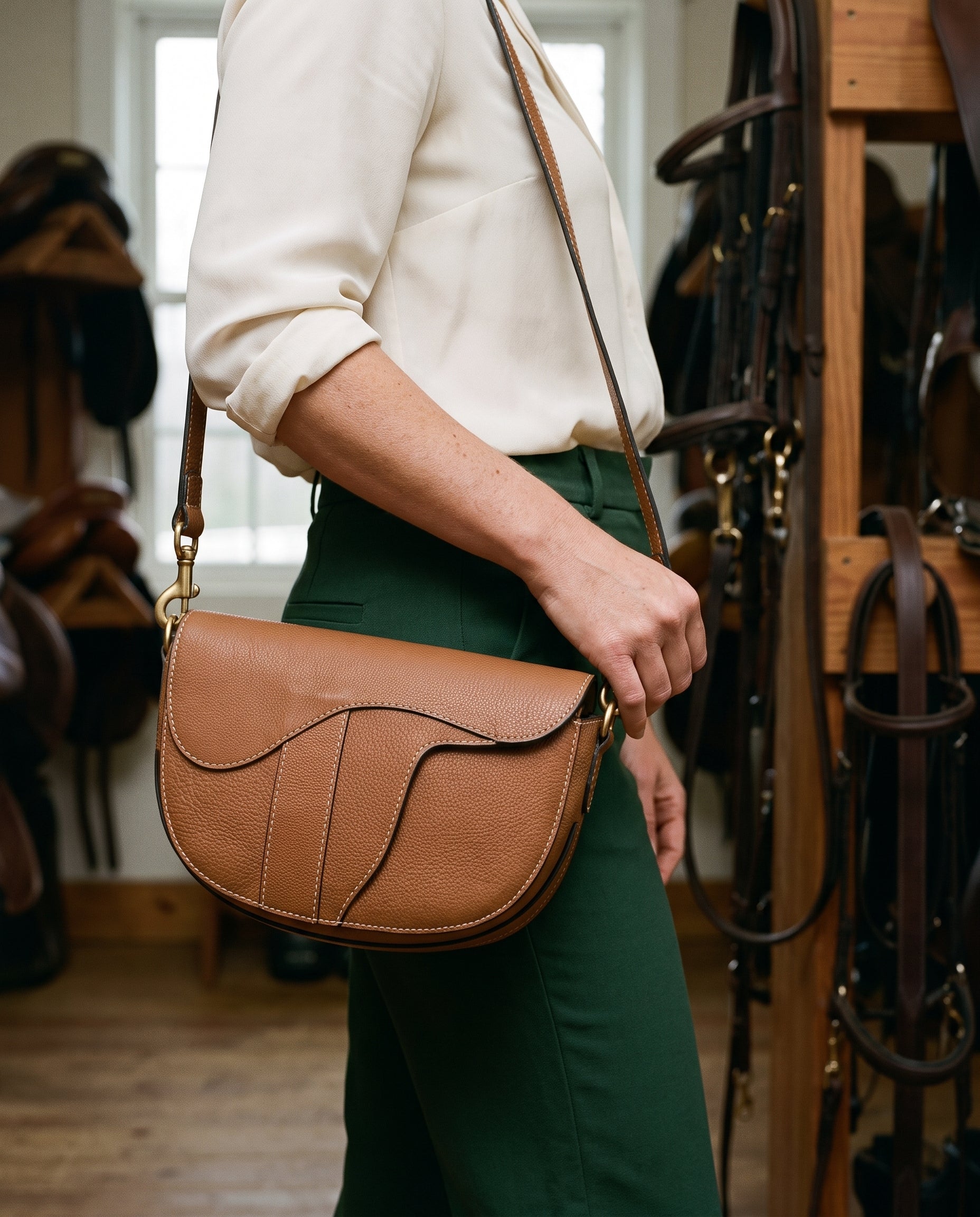 Windsor Saddle Bag - Chestnut