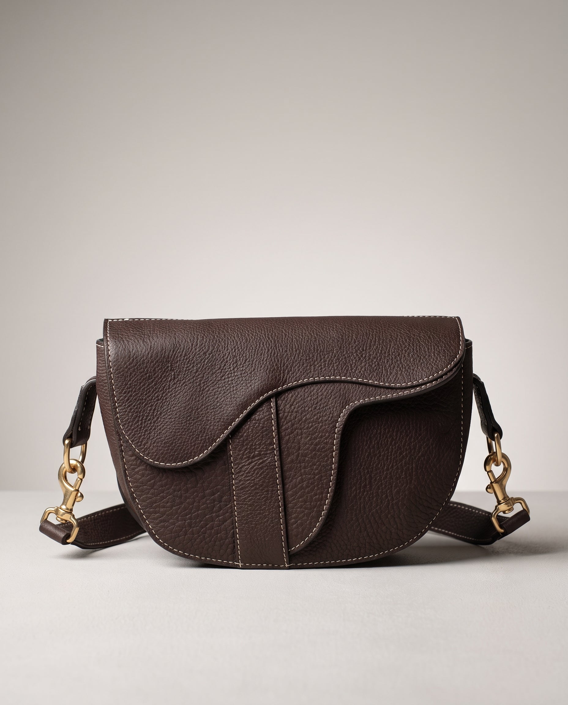Windsor Saddle Bag - Chocolate