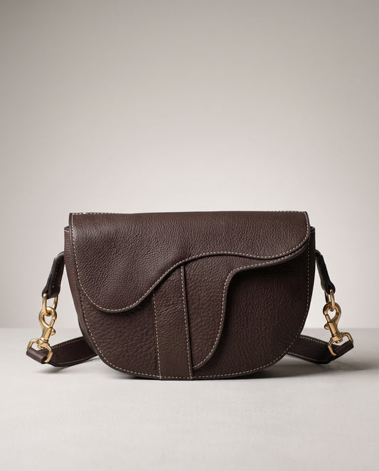 Windsor Saddle Bag - Chocolate