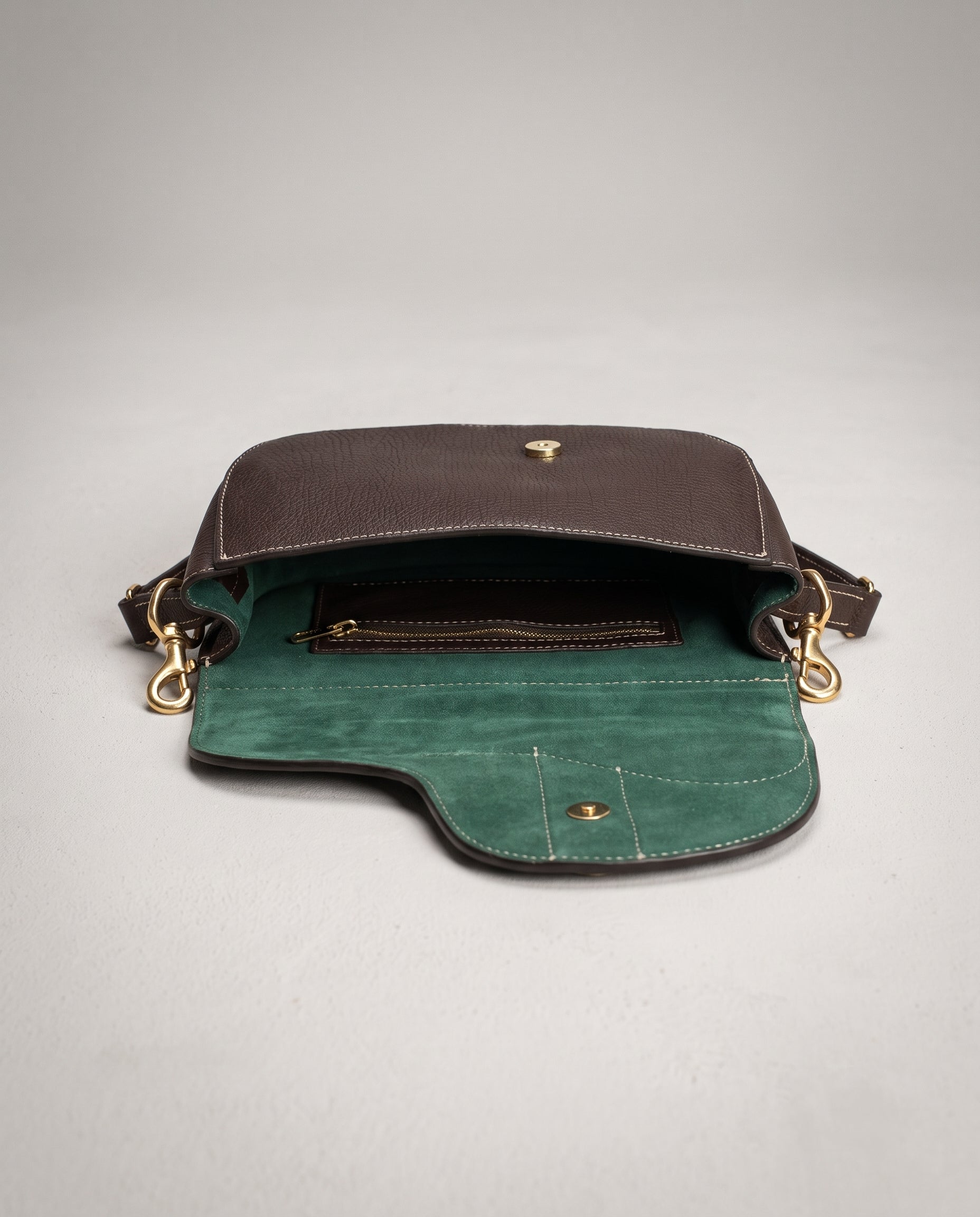 Windsor Saddle Bag - Chocolate