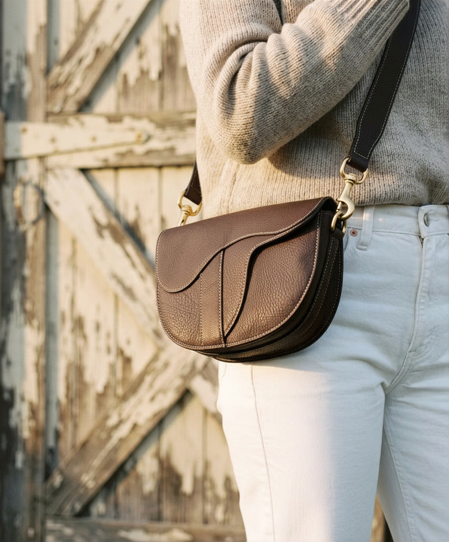 Windsor Saddle Bag - Chocolate