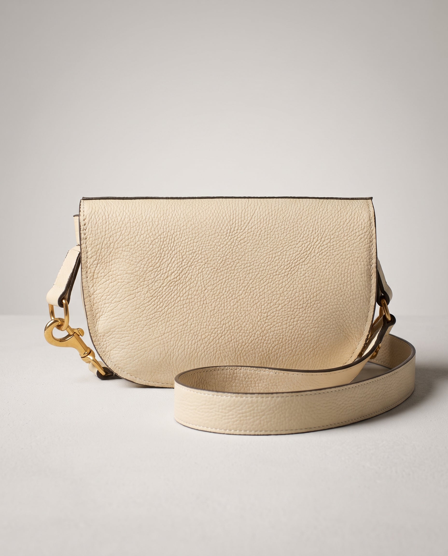 Windsor Saddle Bag - Parchment