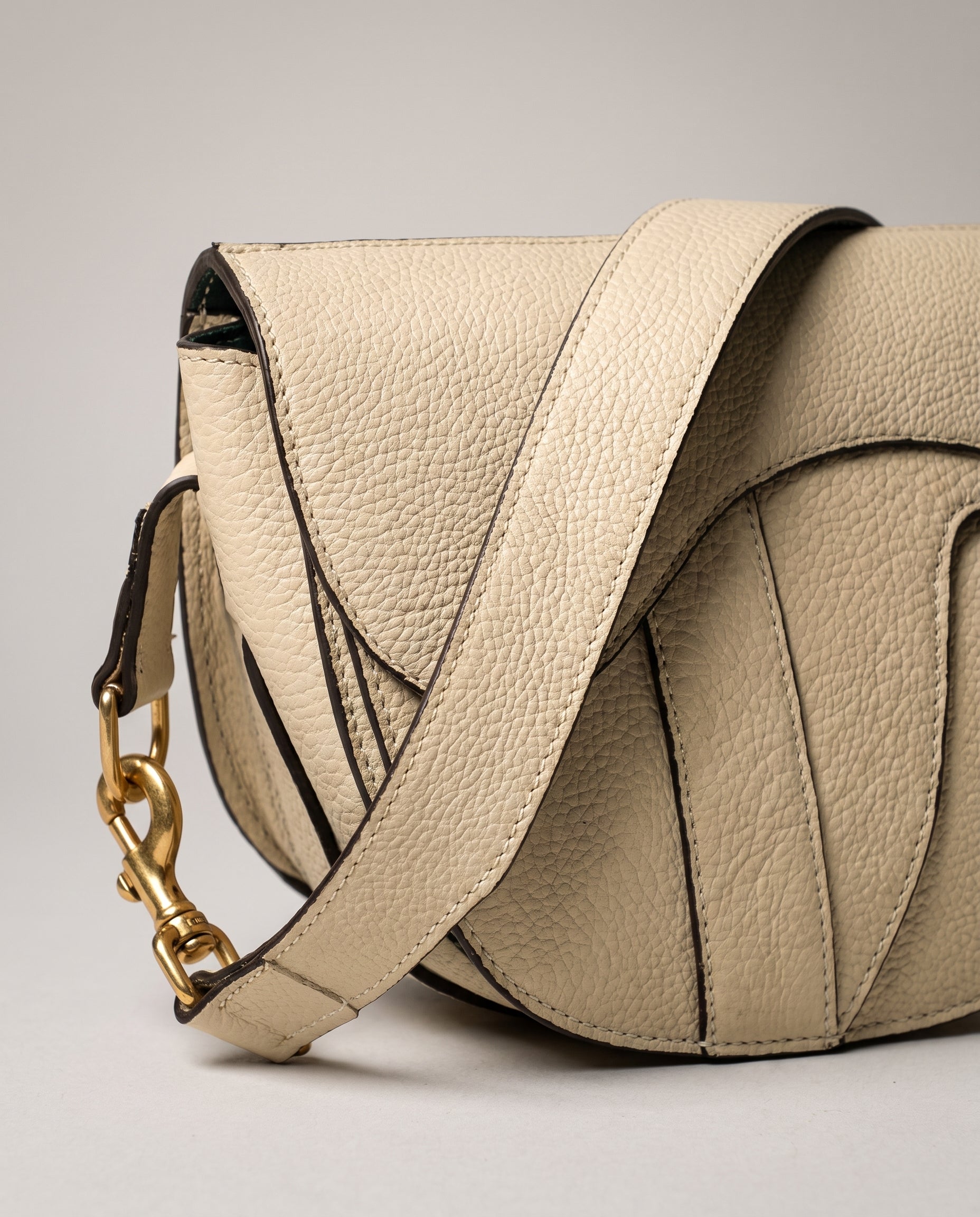 Windsor Saddle Bag - Parchment