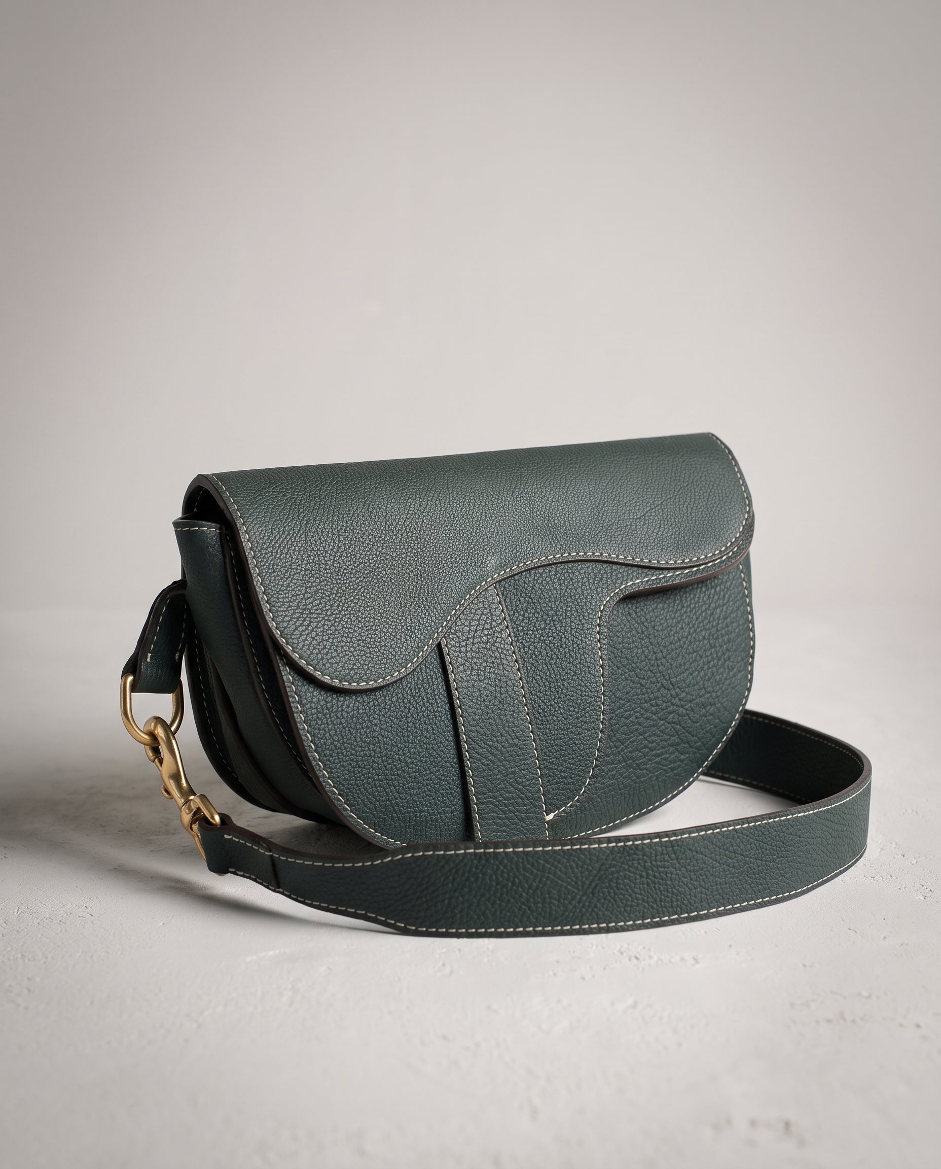 Windsor Saddle Bag - Zucchini