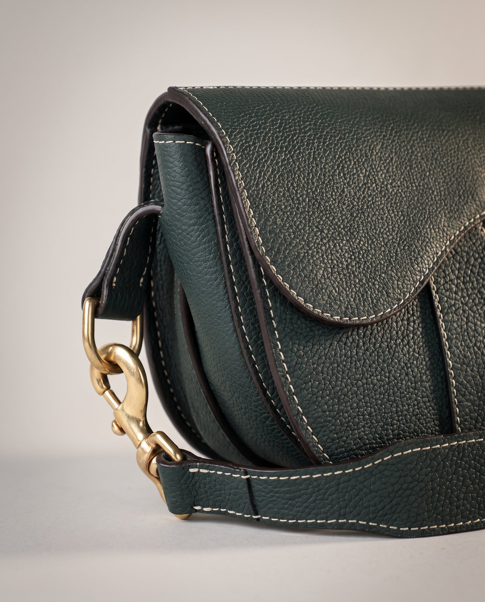 Windsor Saddle Bag - Zucchini