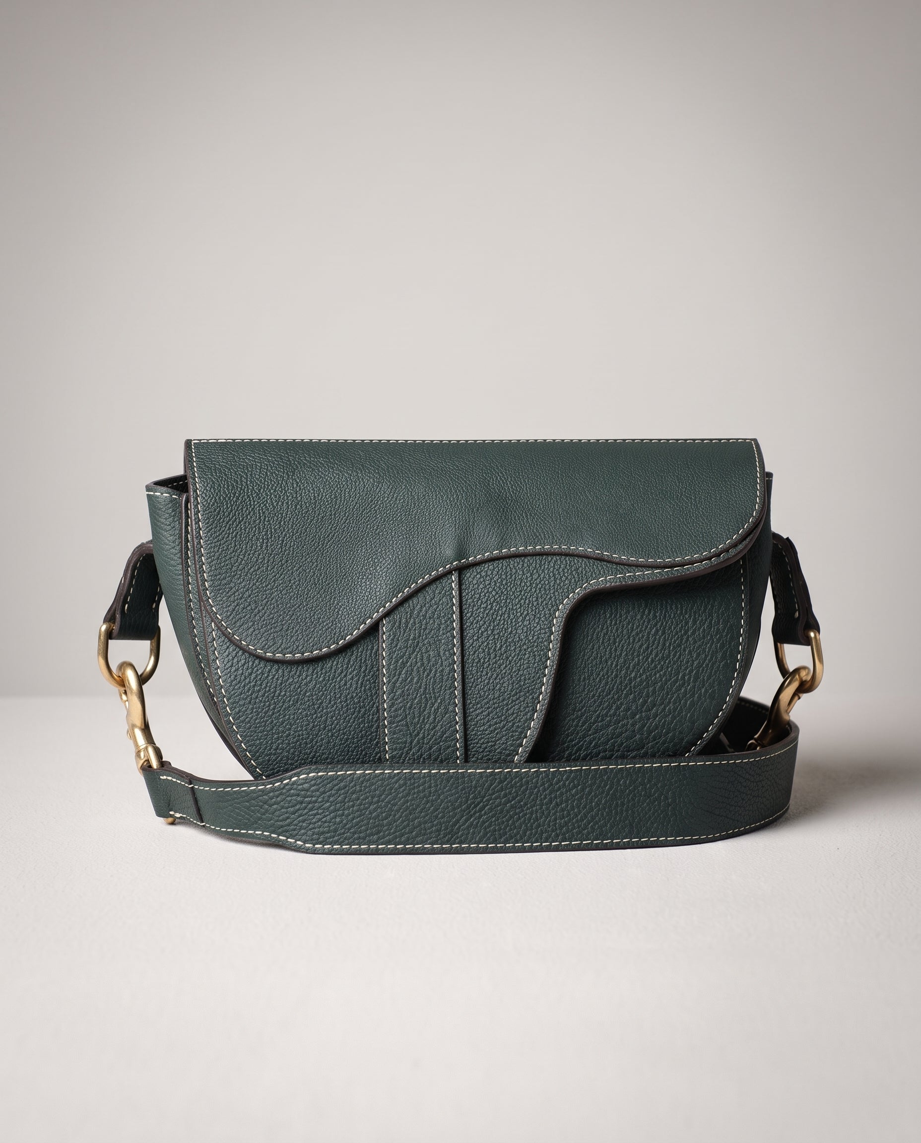 Windsor Saddle Bag - Zucchini