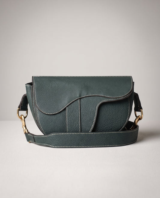 Windsor Saddle Bag - Zucchini