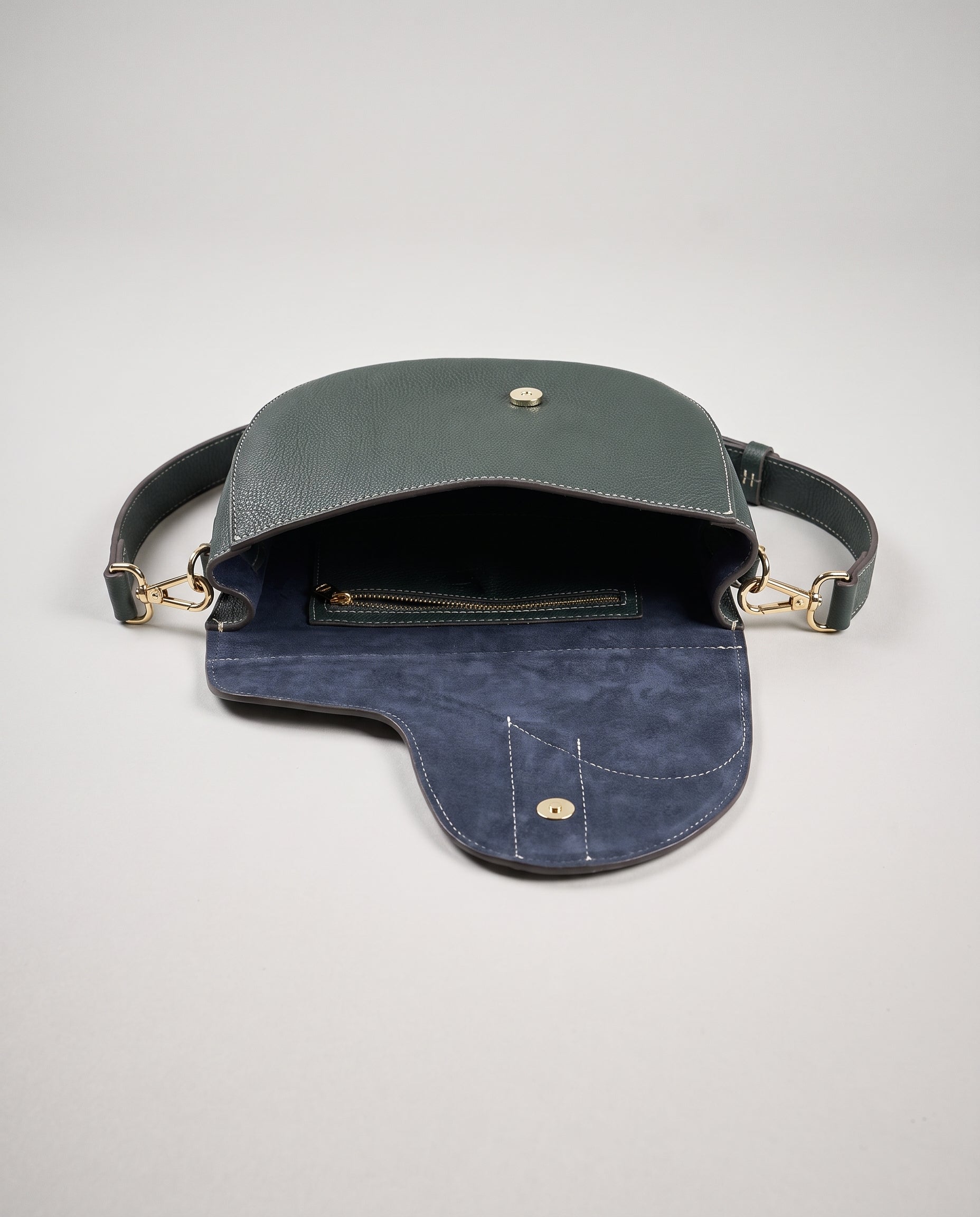 Windsor Saddle Bag - Zucchini
