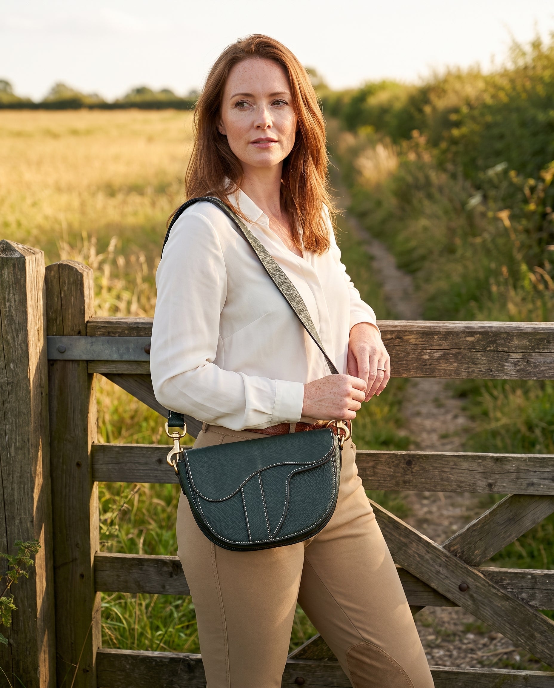 Windsor Saddle Bag - Zucchini