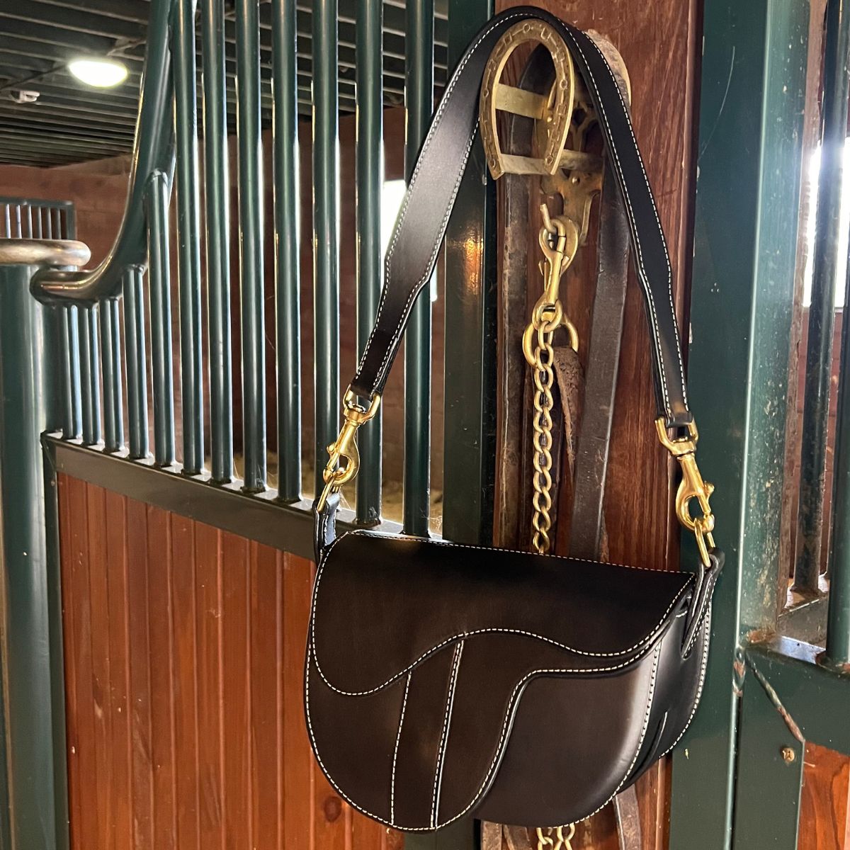 Windsor Saddle Bag Black