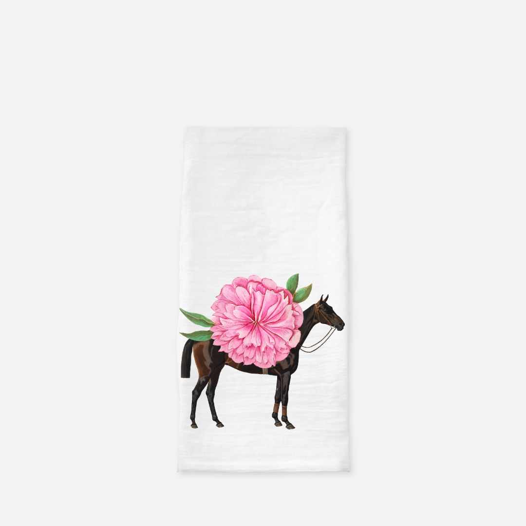 The Style of the Sporting Life™ Chelsea Bay Horse Tea Towel - Set of 2
