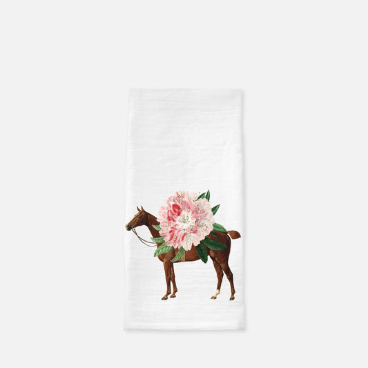 The Style of the Sporting Life™ Chelsea Chestnut Horse Tea Towel - Set of 2
