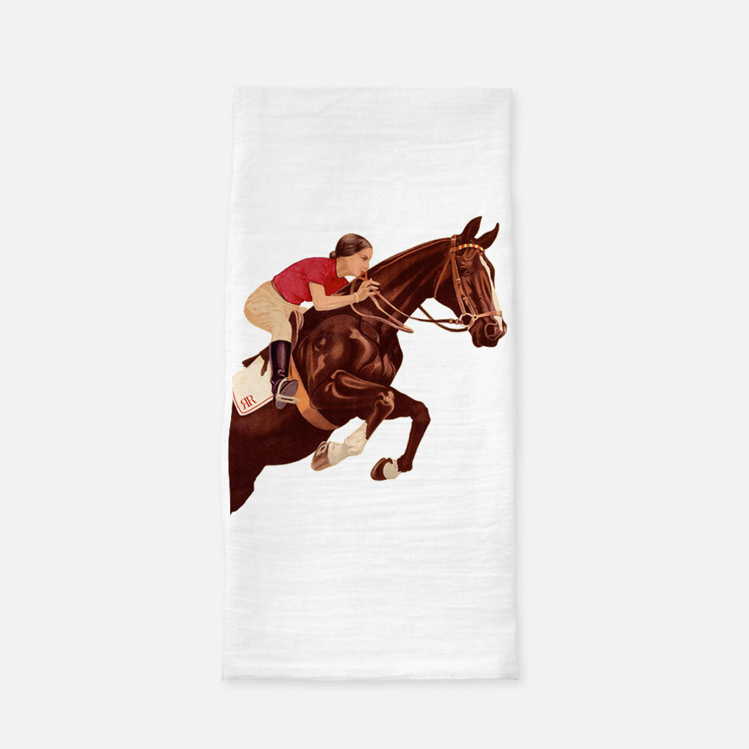The Style of the Sporting Life™ Eva Tea Towel- 4 Color Options