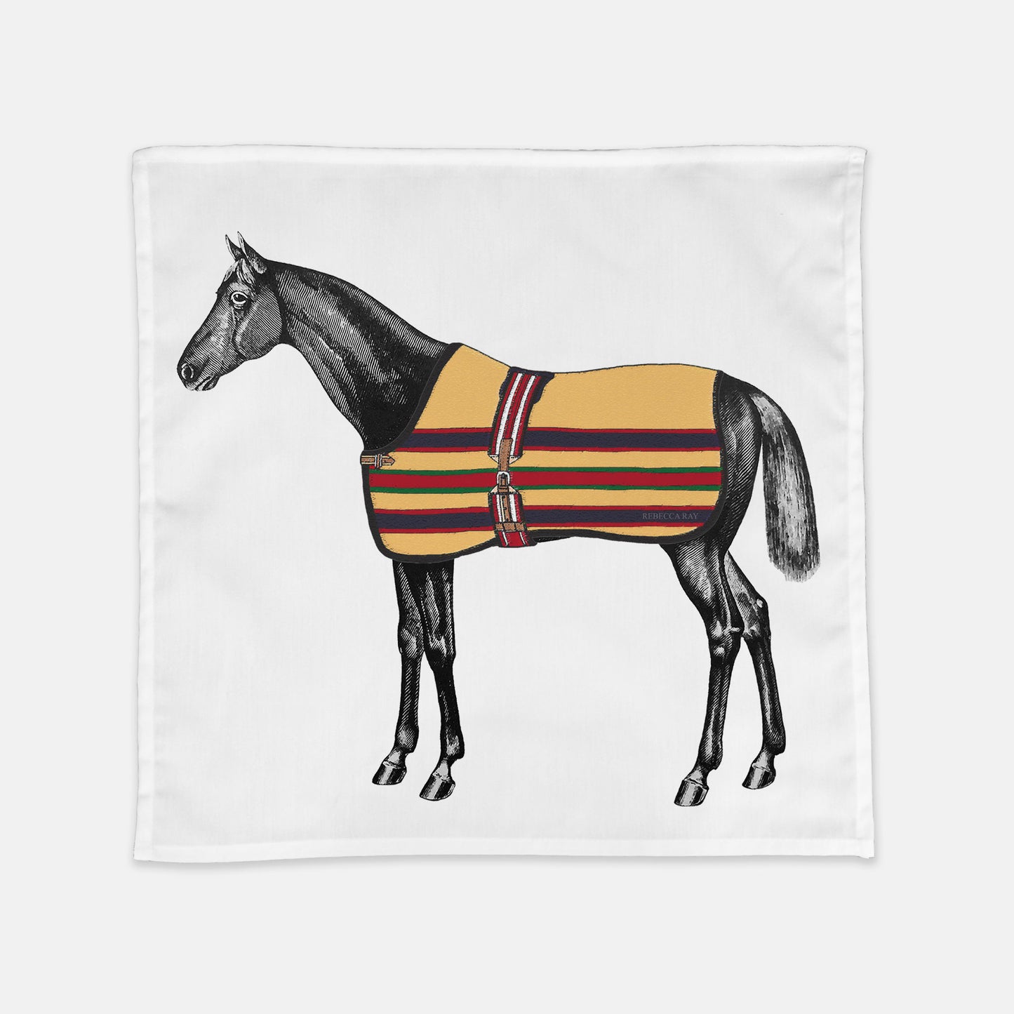 The Style of the Sporting Life™ Lilly Horse Napkin Set- 4 color options