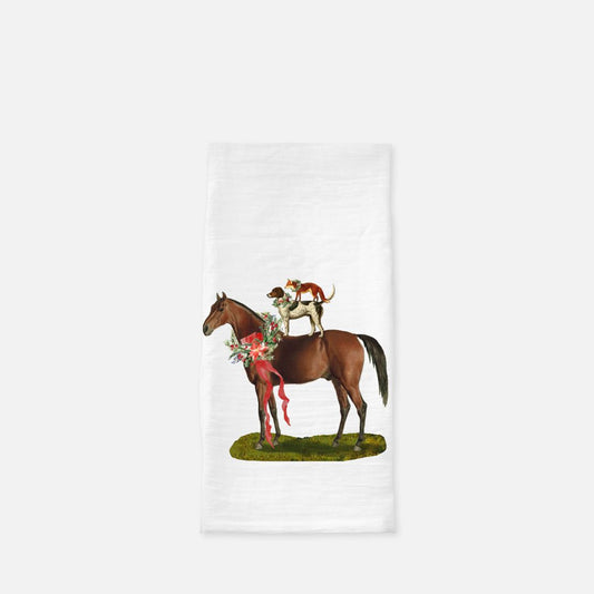 The Style of the Sporting Life™ Holiday Hunt Trio Tea Towel