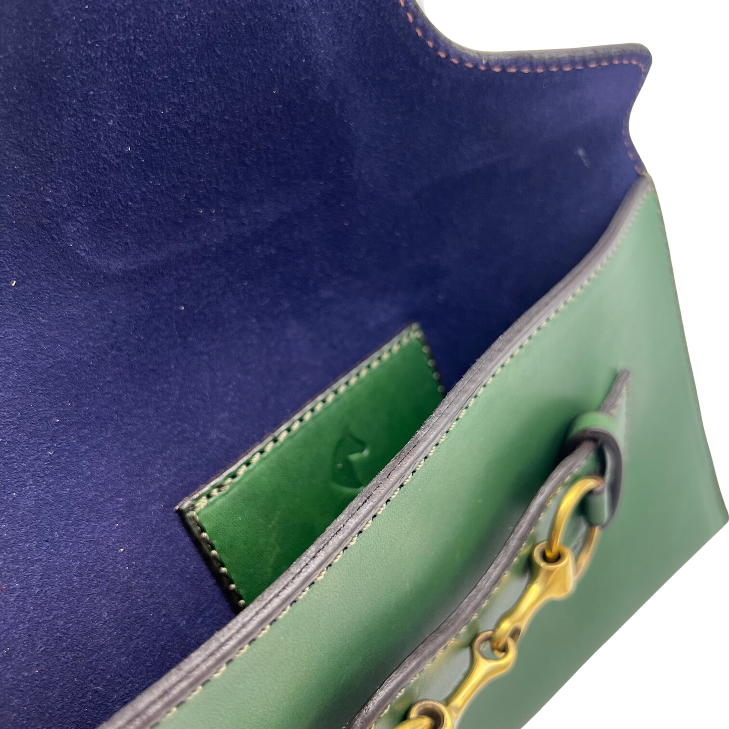 Blair Clutch in Zucchini Green