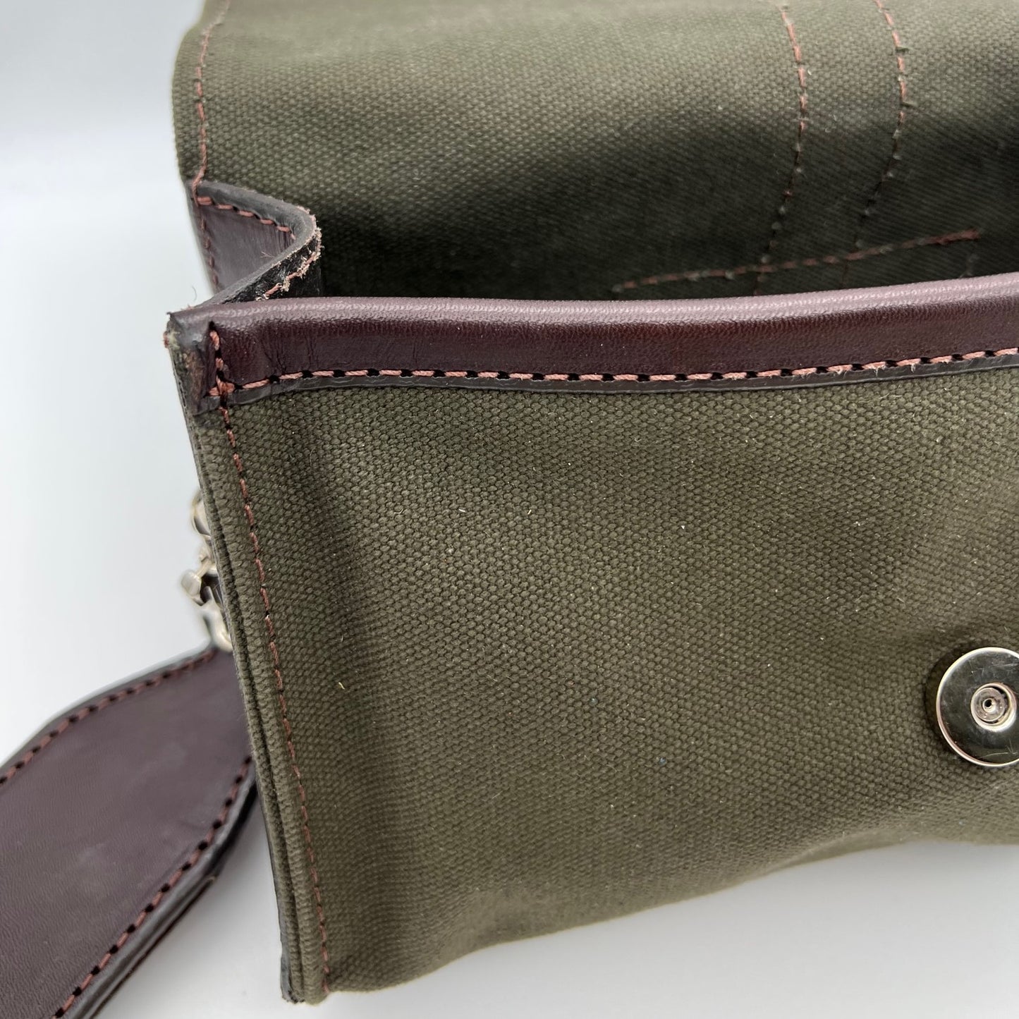 Bridle Leather and Canvas Racing Bag