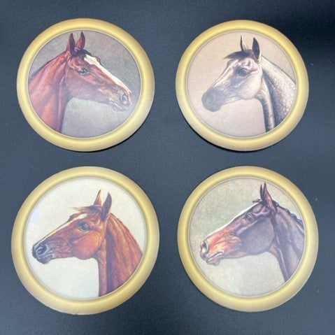 Sporting Life Cardstock Coasters Gift Set - 4 collection options: Horses, Sporting Dogs, Boats or Fly Fishing Lures