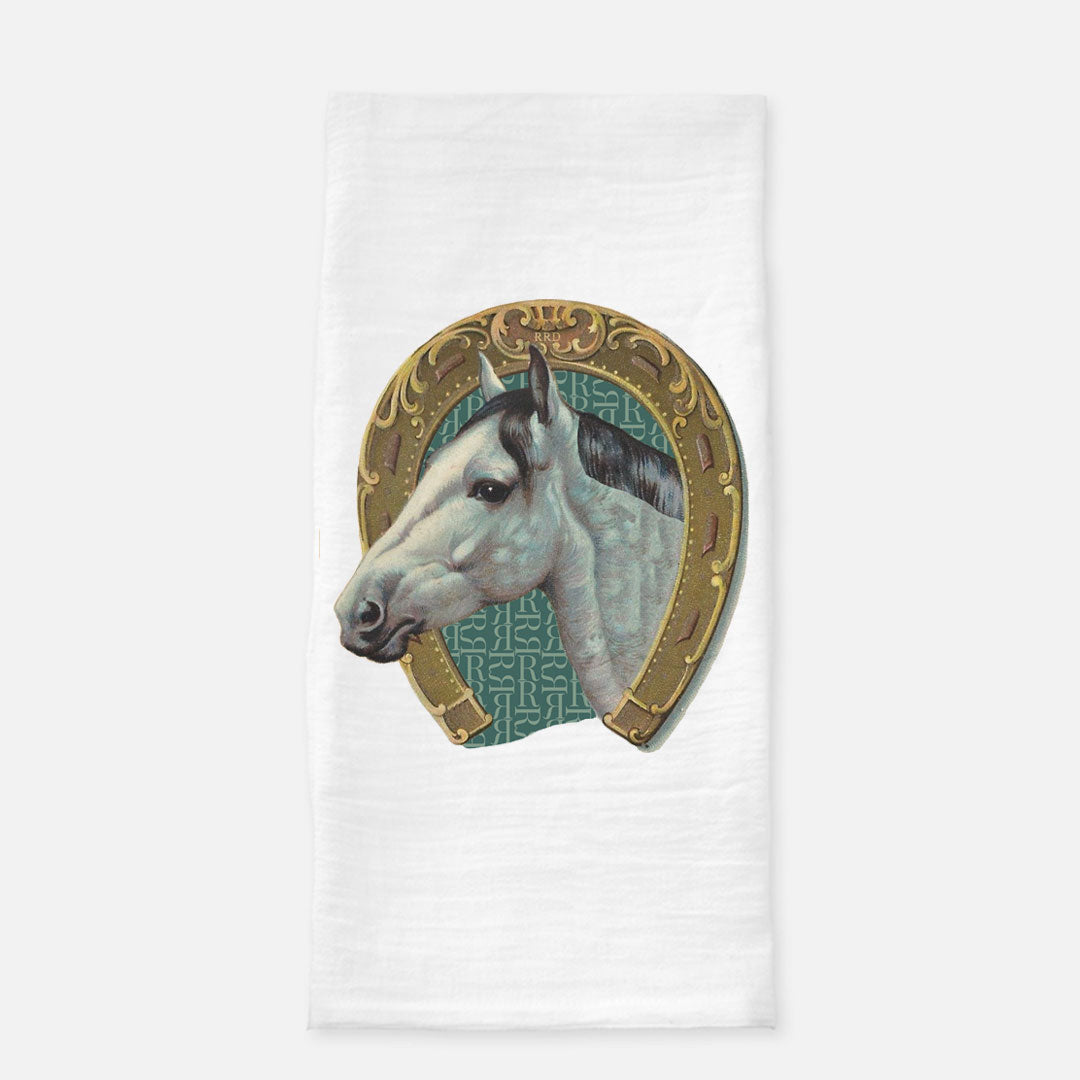 The Style of the Sporting Life™ Lucky Grey Tea Towel- 3 Color Options