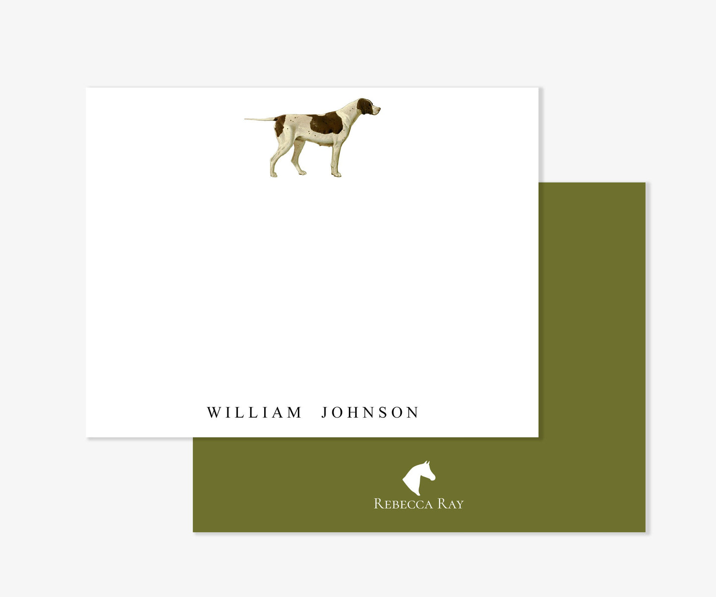 The Style of the Sporting Life™ Personalized Color Correspondence Cards- 10 options