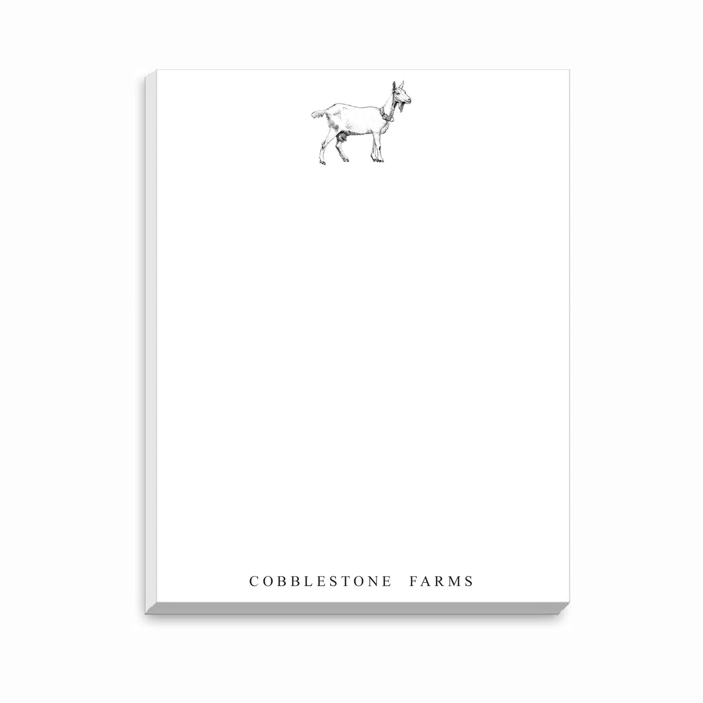 The Style of the Sporting Life™ Personalized Black & White Vintage Notepad- 13 options