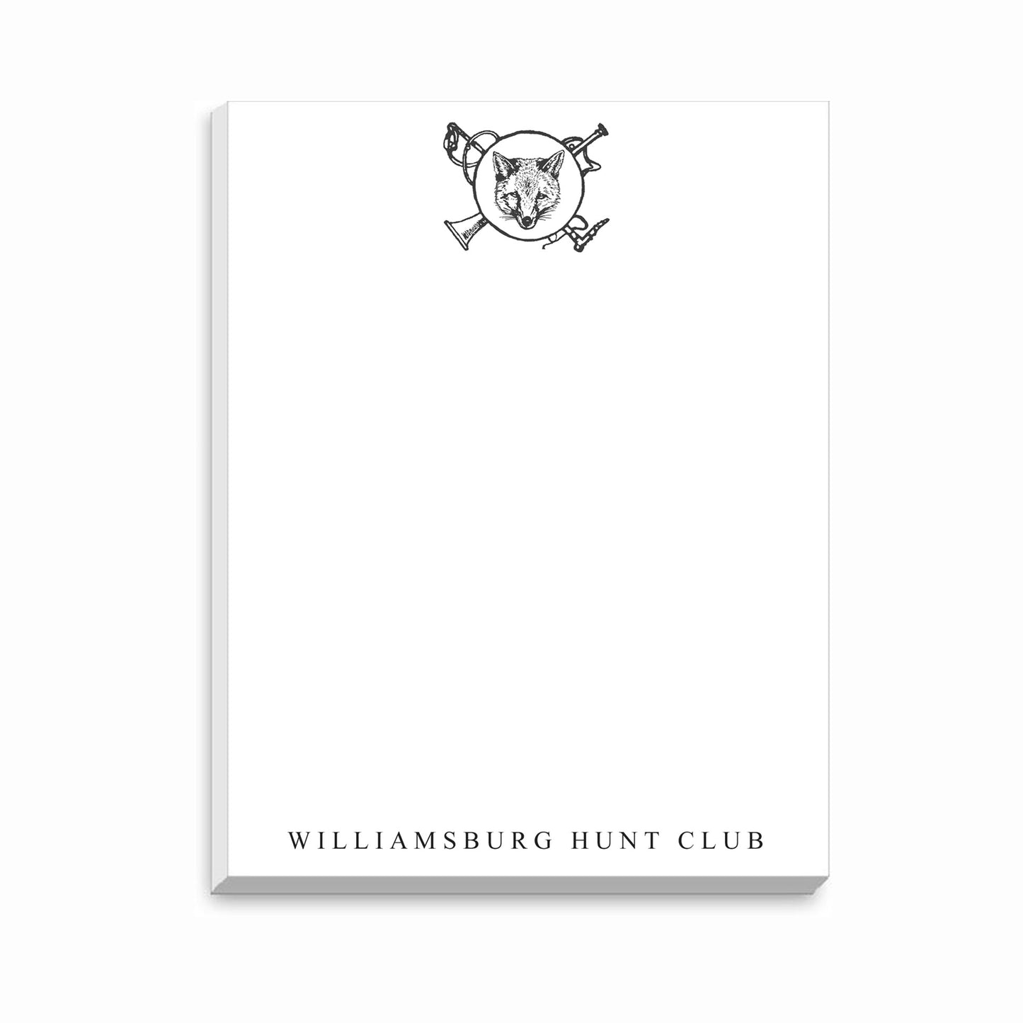 The Style of the Sporting Life™ Personalized Black & White Vintage Notepad- 13 options