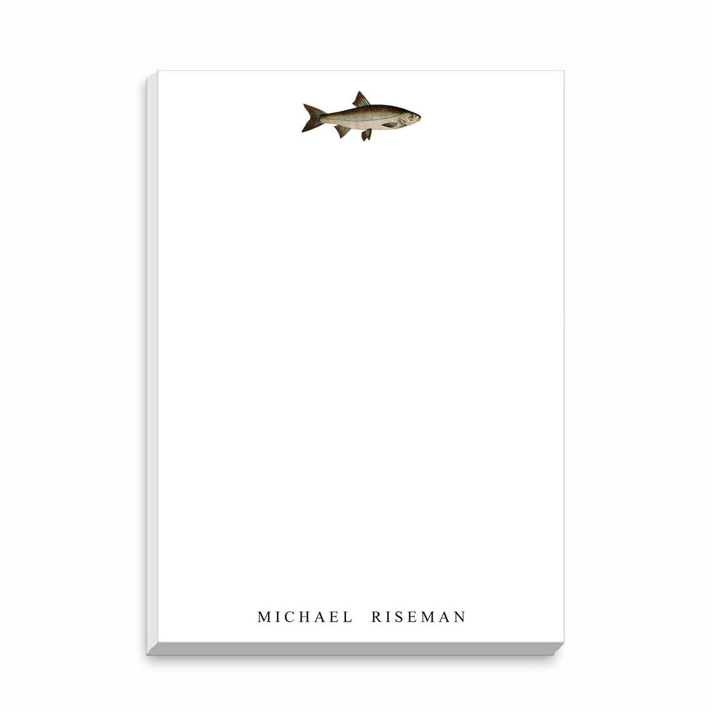 The Style of the Sporting Life™ Personalized Color Fish Notepad