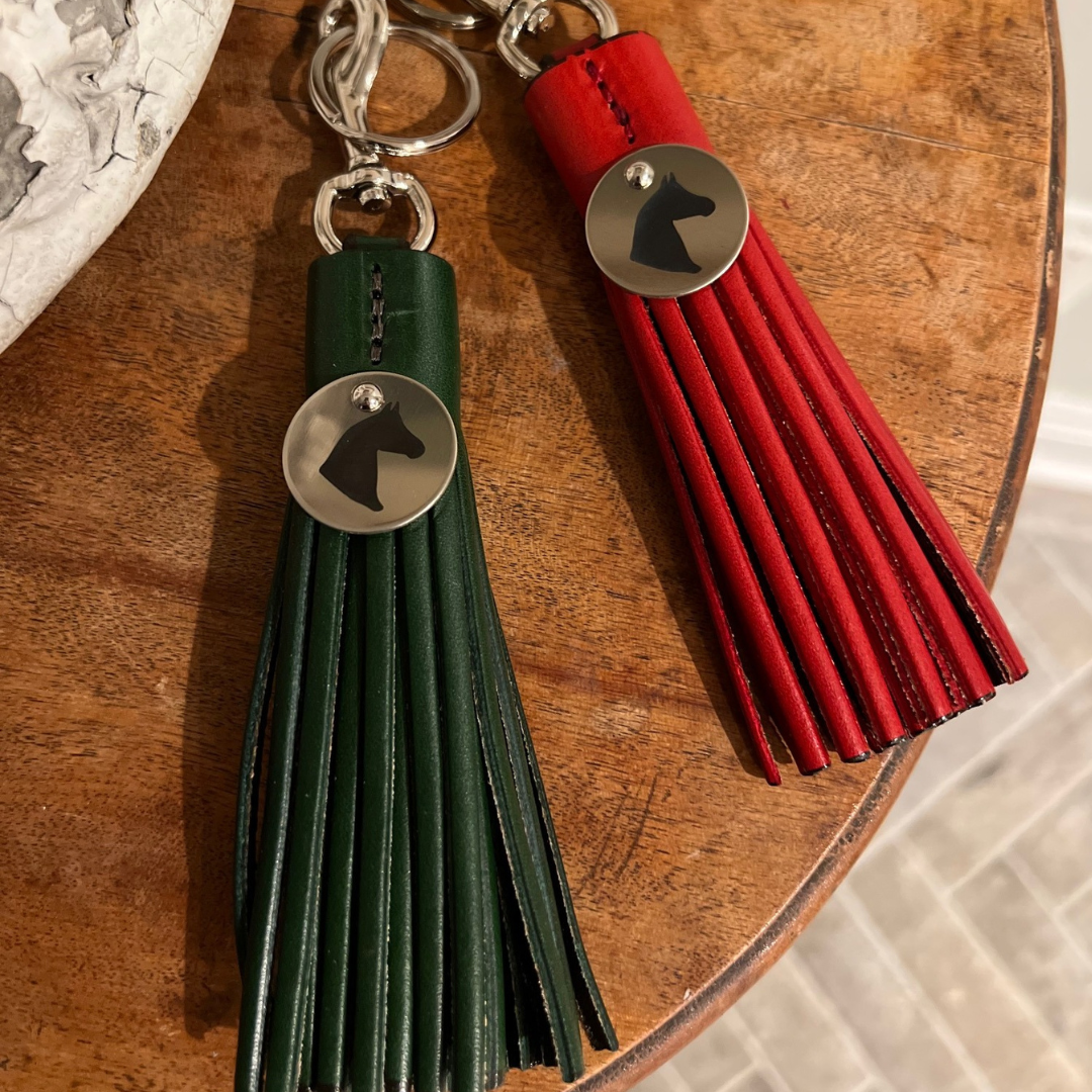 Rebecca Ray Bridle Tag Tassel Fob- 7 Color Options