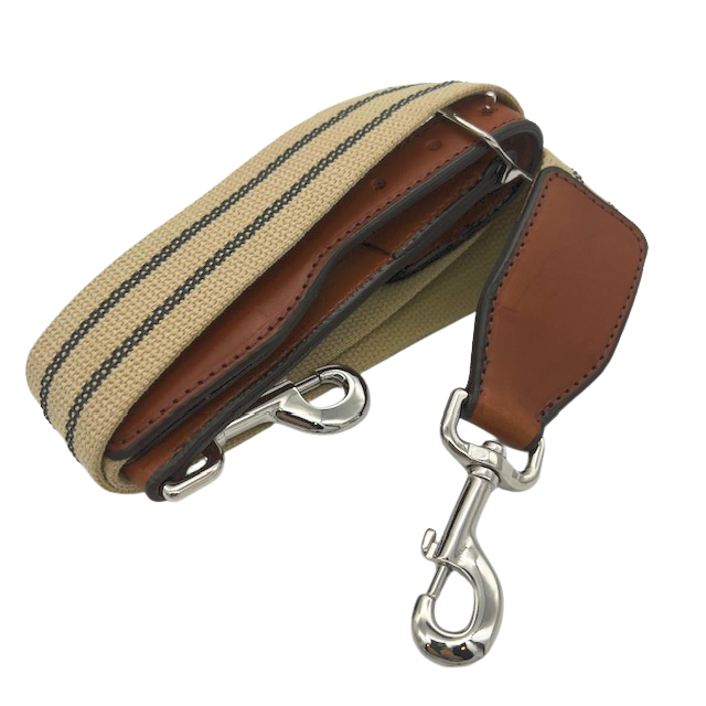 Webbing and Bridle Leather Crossbody/Shoulder Bag Strap