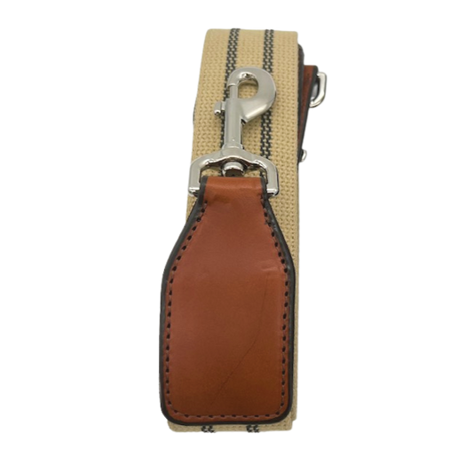 Webbing and Bridle Leather Shoulder Bag Strap- 2 color options