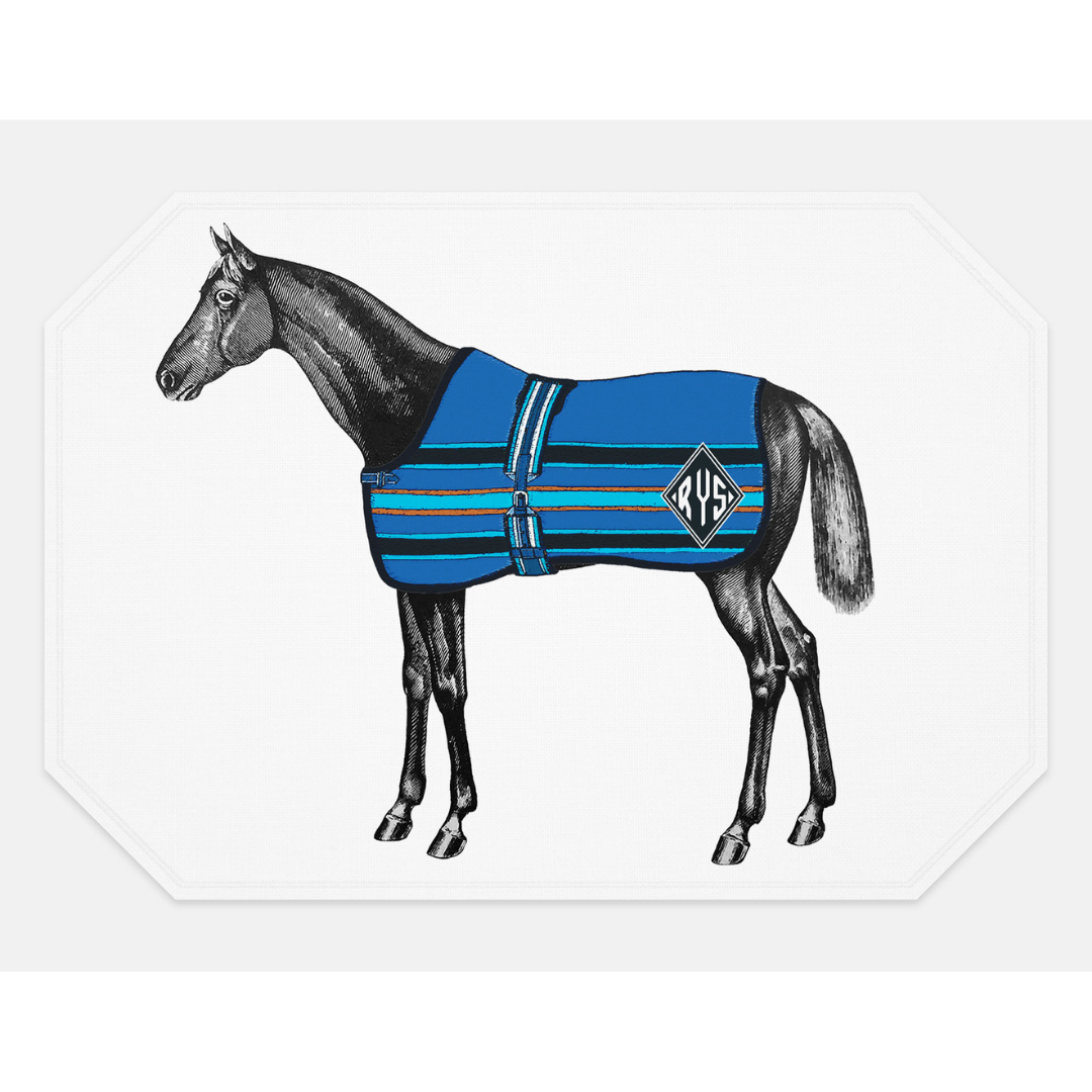 The Style of the Sporting Life™ Personalized Lilly Horse Placemats