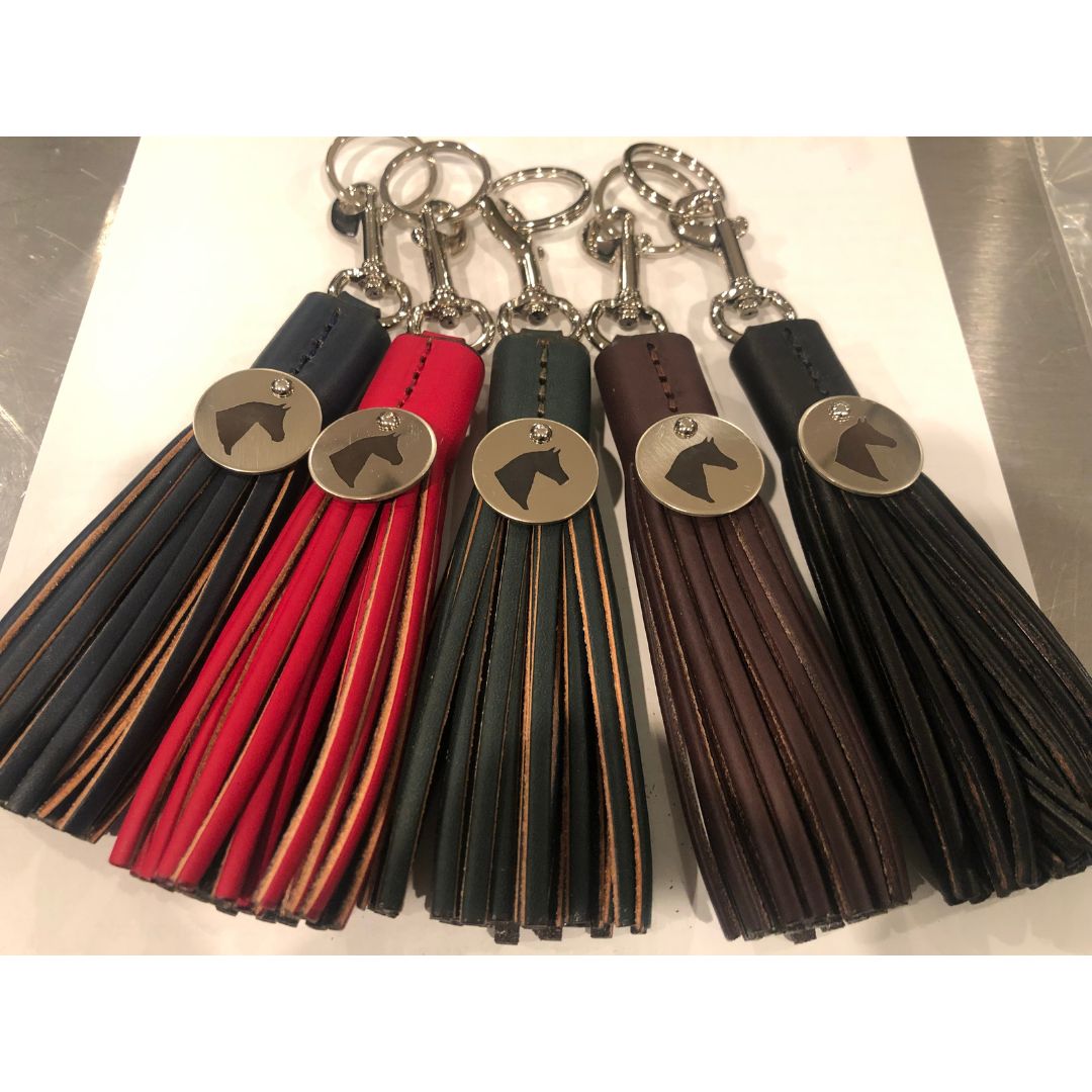 Rebecca Ray Bridle Tag Tassel Fob- 7 Color Options