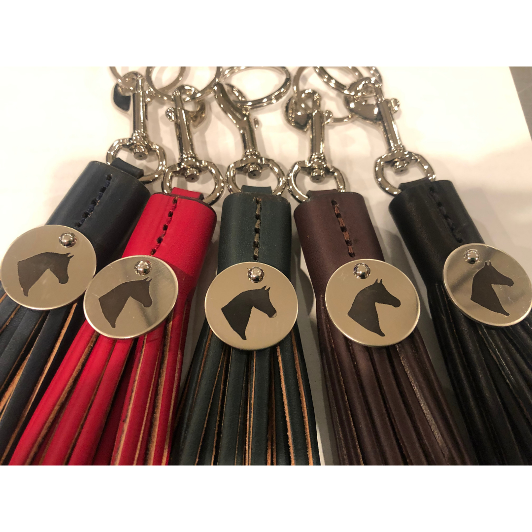 Rebecca Ray Bridle Tag Tassel Fob- 7 Color Options